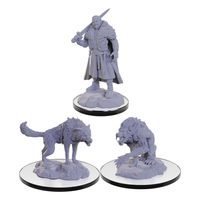 D&D Nolzur's Marvelous Miniatures miniature Unpainted Loup Garou - thumbnail