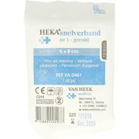Heka Snelverband nr. 1 6 x 8 cm steriel Heka Snelverband nr. 1 6 x 8 cm steriel