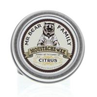 Mr Bear Family Beard Care Moustache Wax Citrus 30ml