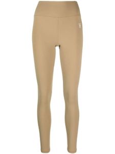 Sporty & Rich legging Runner à logo imprimé - Marron