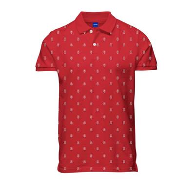 Herenpolo met Korte Mouwen JORCOLLECT Jack & Jones SS FST 12232663 Rood - Maat: L