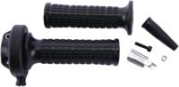 Domino gasgreep set "vintage" throttle grips alu chr vint gheprad