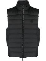 Moncler gilet à design matelassé - Noir