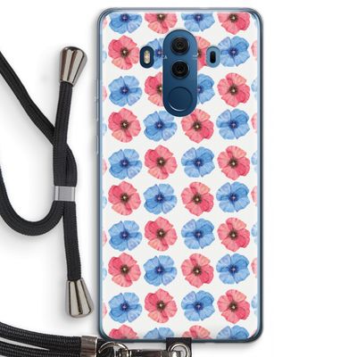 Klaproosjes: Huawei Mate 10 Pro Transparant Hoesje met koord