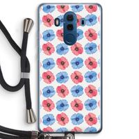 Klaproosjes: Huawei Mate 10 Pro Transparant Hoesje met koord