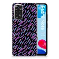 Xiaomi Redmi 10 | Redmi Note 11 4G | TPU bumper | Feathers Color