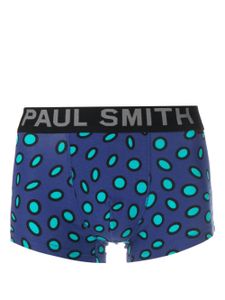 Paul Smith slip imprimé à taille à logo - Bleu