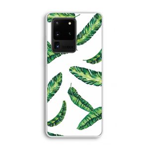 Lange bladeren: Samsung Galaxy S20 Ultra Transparant Hoesje