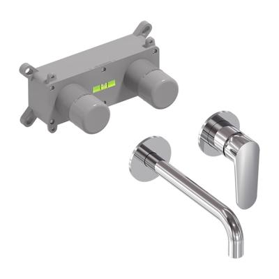 Inbouw Wastafelmengkraan MAY Forma Eenhendel Incl. Inbouwbox Chroom
