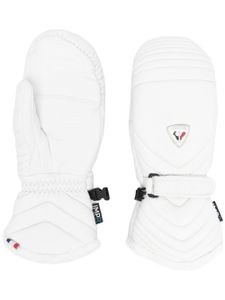 Rossignol moufles de ski Select en cuir - Blanc