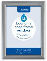 Europel clicklijst Economy, waterdicht, lijst 25 mm, ft A5, zilver