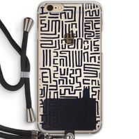 Moroccan Print: iPhone 6 / 6S Transparant Hoesje met koord