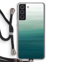 Ocean: Samsung Galaxy S21 FE Transparant Hoesje met koord