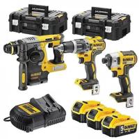 DeWALT DCK368P3T Accu Combiset 18V 5,0Ah Li-ion in TSTAK