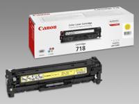 Canon toner 718, 2.900 pagina&apos;s, OEM 2659B002, geel