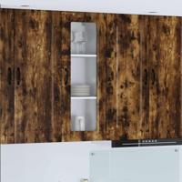 Keukenkast Kalmar Gerookt eiken 40 x 31 x 100 cm Bewerkt hout