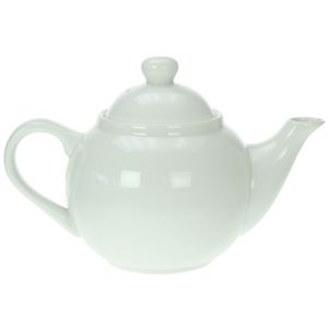 Porseleinen theepot wit 900 ml