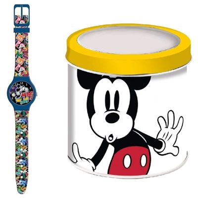 Horloge Kinderen Mickey Mouse MICKEY MOUSE - TIN BOX Ø 33 mm