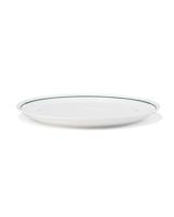 HEMA Dinerbord Ø26cm Tafelgenoten New Bone Wit Met Groen (donkergroen)