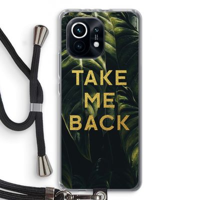Take me back: Xiaomi Mi 11 Transparant Hoesje met koord