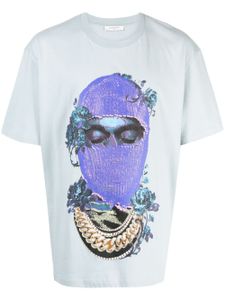 Ih Nom Uh Nit t-shirt Mask Roses en coton - Bleu