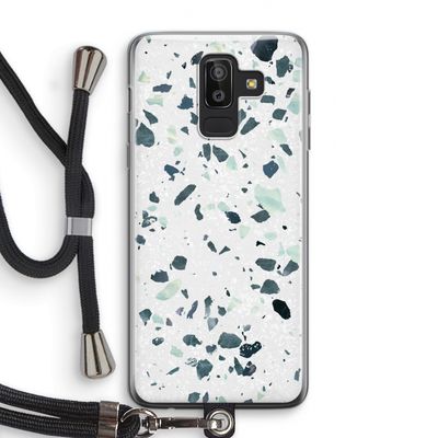 Terrazzo N°2: Samsung Galaxy J8 (2018) Transparant Hoesje met koord
