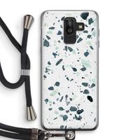 Terrazzo N°2: Samsung Galaxy J8 (2018) Transparant Hoesje met koord