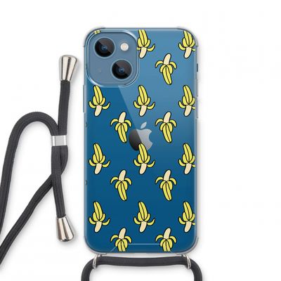 Bananas: iPhone 13 mini Transparant Hoesje met koord