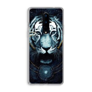 Darkness Tiger: OnePlus 8 Transparant Hoesje