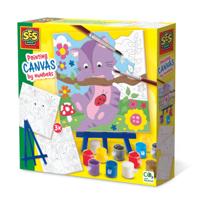 Tekenset SES Creative Paint by number on canvas