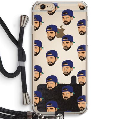 Drake Away: iPhone 6 / 6S Transparant Hoesje met koord