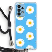 Margrietjes: Samsung Galaxy A52 Transparant Hoesje met koord