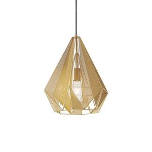 QAZQA Industriële hanglamp goud met mesh - Carcass