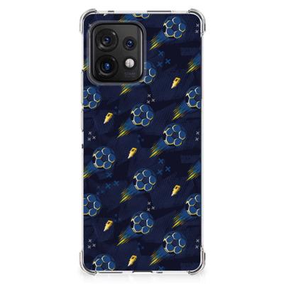 Doorzichtige Silicone Hoesje voor Motorola Edge 40 Pro Voetbal