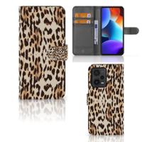 Xiaomi Redmi Note 12 Pro Plus | Telefoonhoesje | Met pasjeshouder | Leopard
