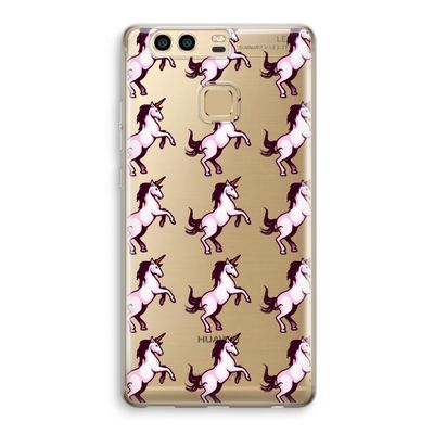 Musketon Unicorn: Huawei P9 Transparant Hoesje