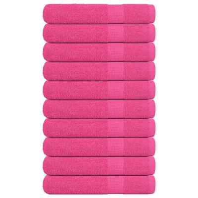 VidaXL Saunahanddoeken 10 st 80x200 cm 360 g/m² 100% katoen roze
