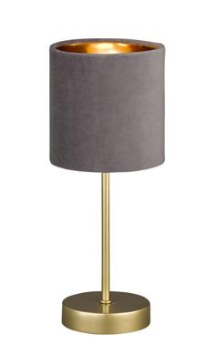Fischer & Honsel NachtkastlampjeAura grijs velvet - 50494