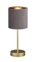 Fischer & Honsel NachtkastlampjeAura grijs velvet - 50494
