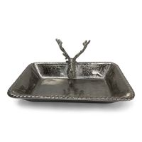 Aluminium Schaal Hert (25 cm) - thumbnail