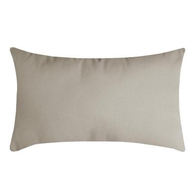 Stof Textile sierkussen Nelson - beige - 30 x 50 cm - bank kussens - polyester