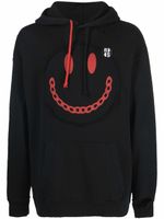 Raf Simons x Smiley hoodie à effet usé - Noir