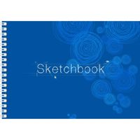 3x Tekenpapier/schetsboeken A4 28 x 20 cm - Schetsboeken - thumbnail