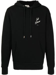 CAFÉ KITSUNÉ hoodie Café Kitsuné à lien de resserrage - Noir