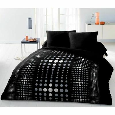 Dekbedovertrek HOME LINGE PASSION Steevy Zwart 220 x 240 cm