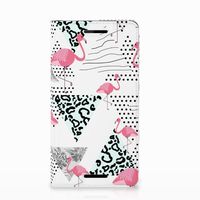 Nokia 2.1 2018 Hoesje maken Flamingo Triangle