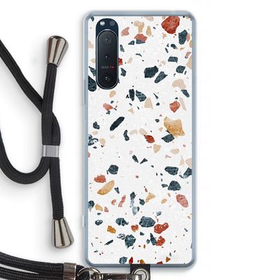 Terrazzo N°4: Sony Xperia 5 II Transparant Hoesje met koord