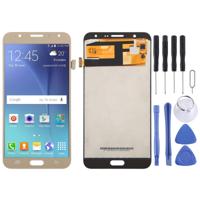 TFT-materiaal LCD-scherm en digitizer volledige assemblage voor Galaxy J7 (2015)/J700F J700F/DS J700H/DS J700M J700M/DS J700T J700P (goud)