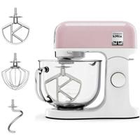 KENWOOD KMX754PP multifunctionele patisserierobot - - Professionele motor van 1000 W - 2 uitgangen voor accessoires - Glazen kom van 5 liter met p