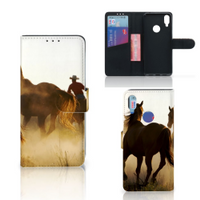Xiaomi Redmi Note 7 Telefoonhoesje met Pasjes Design Cowboy - thumbnail